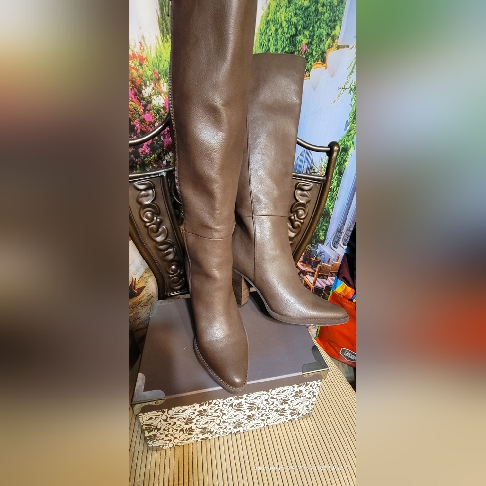 Zodiac Brown Heeled Boots